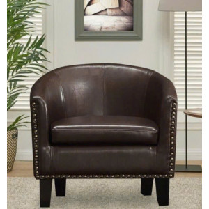 C2BN : Ghế Sofa Đơn - Màu Nâu Brown